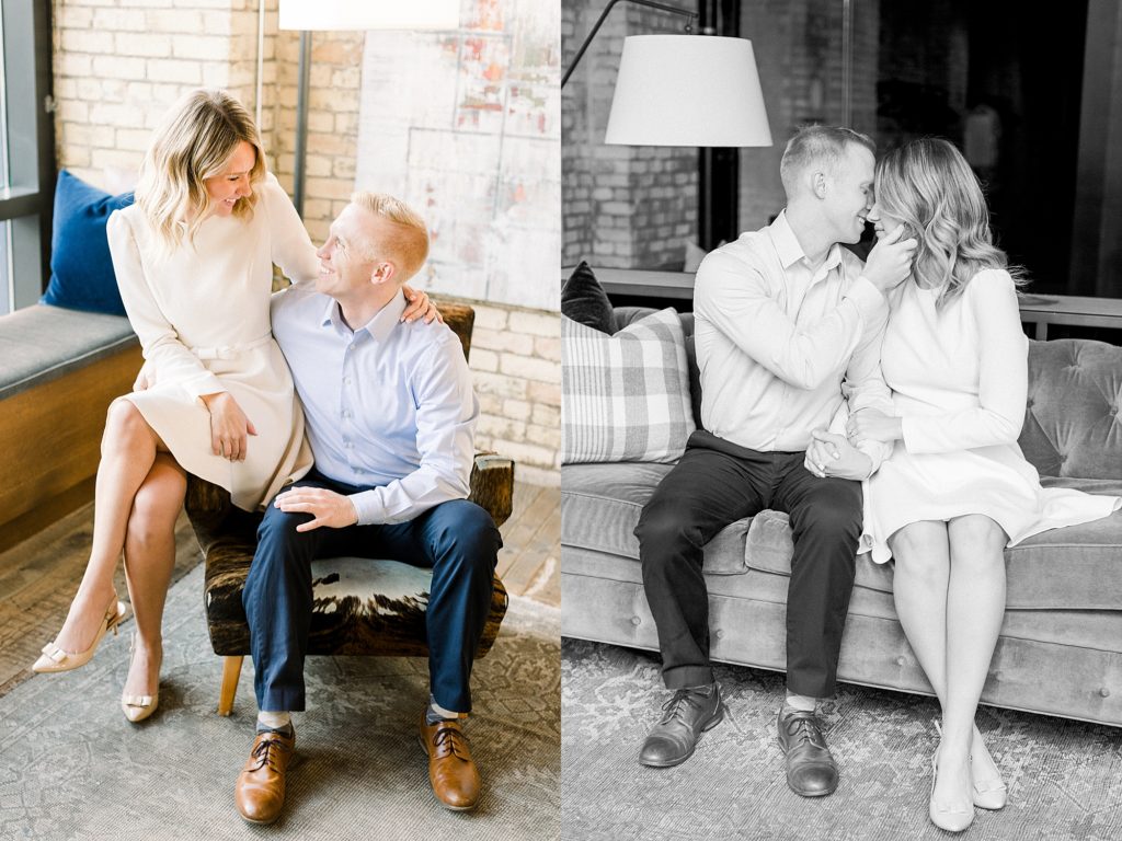 Hewing Hotel engagement session