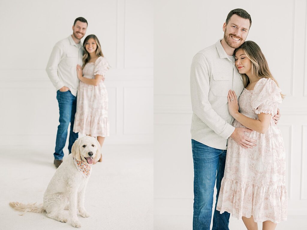 Maternity pictures with dog