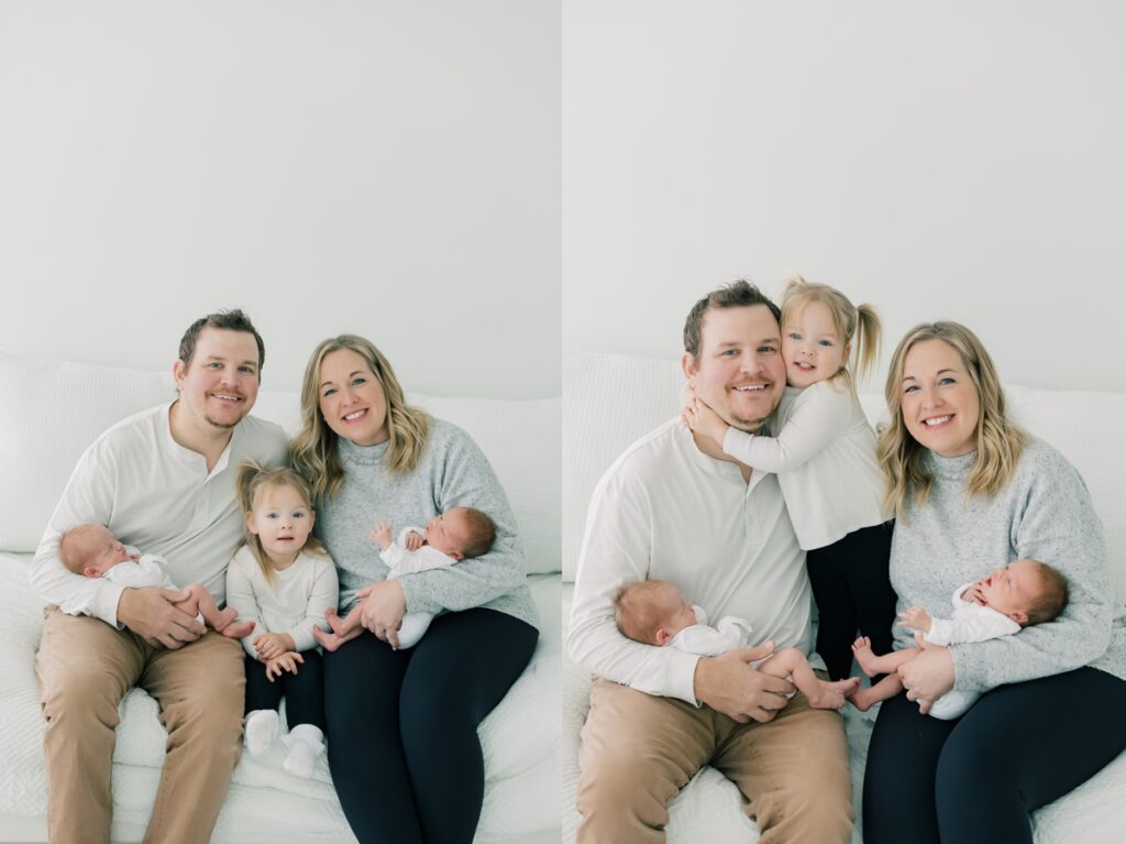 Family of 5 poses