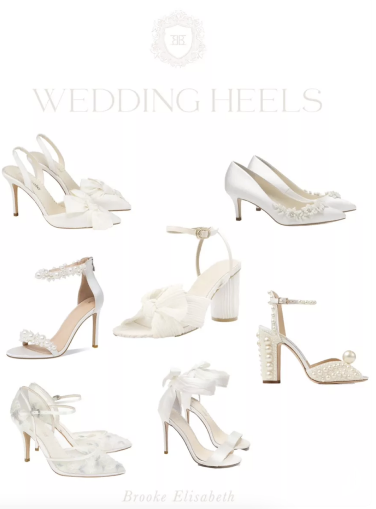Chic Wedding Shoes for Brides 