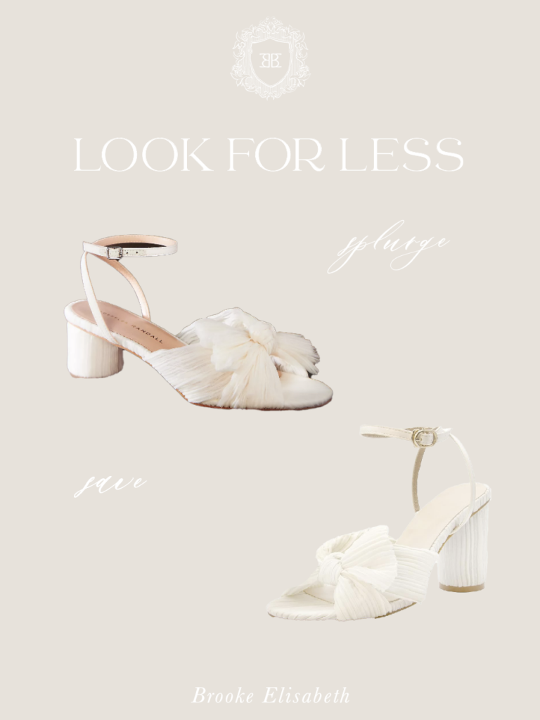 Chic Wedding Shoes for less 
