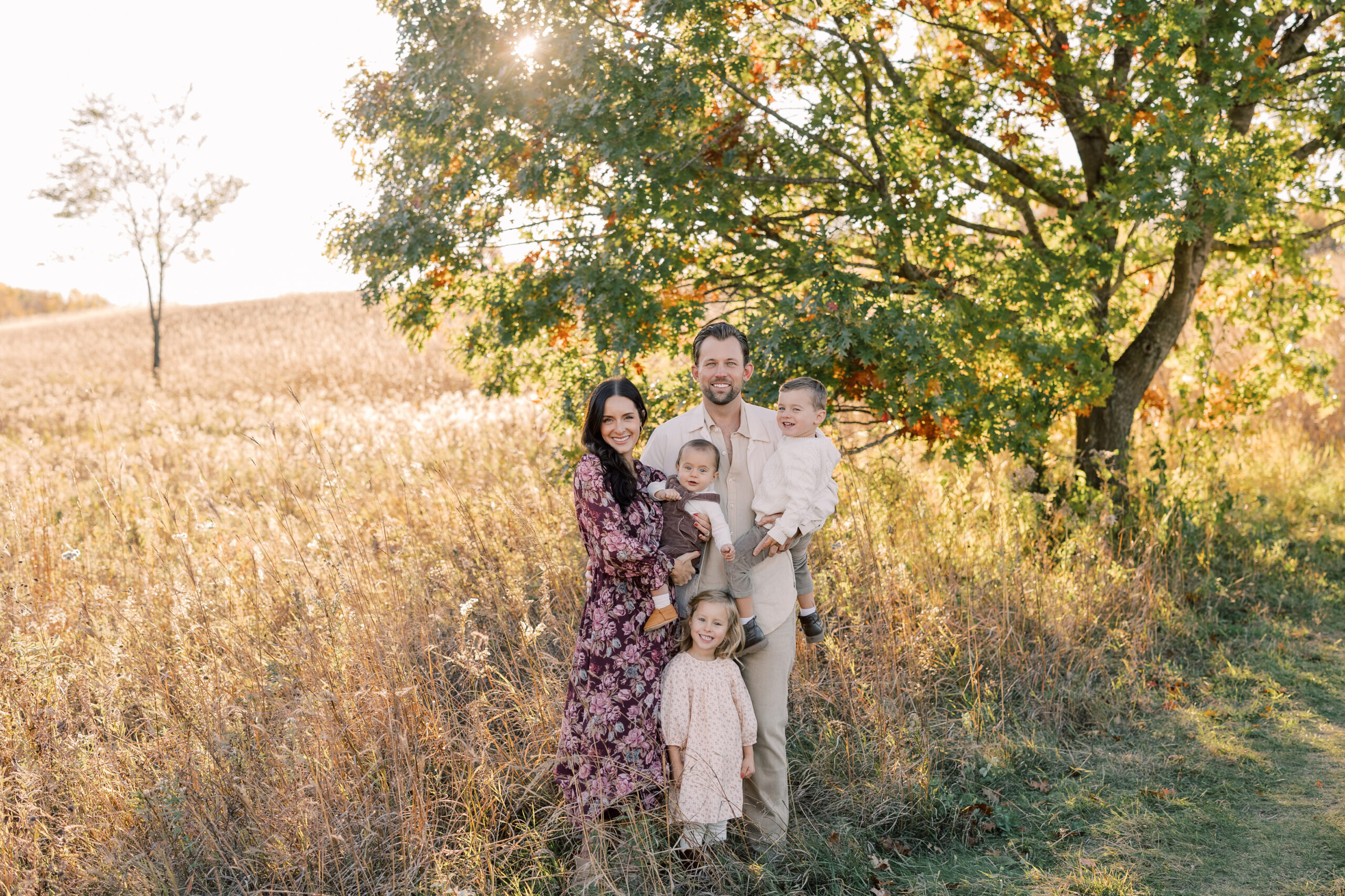fall family photo session Minneapolis